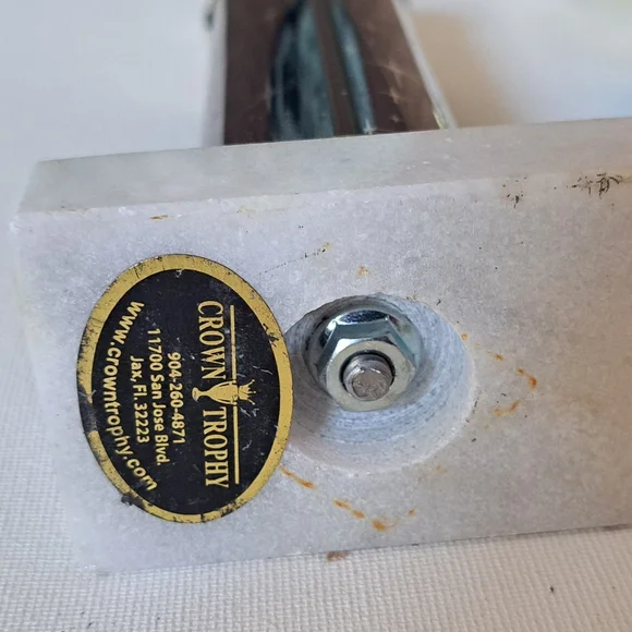 Gold and Blue Torch Trophies Set Of 2 - Picture 4 of 6